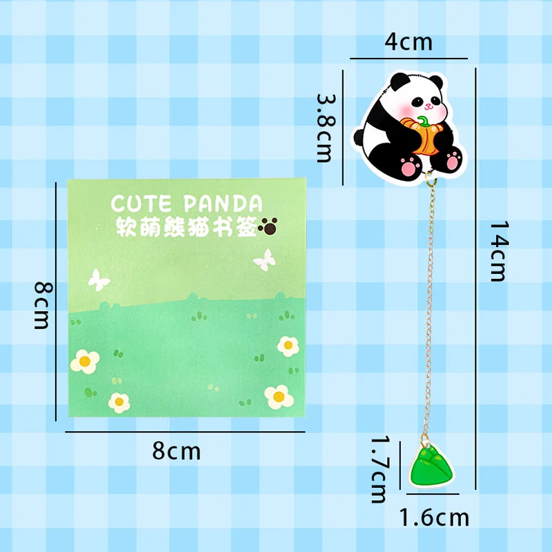 4 шт./партия детская акриловая Закладка-панда