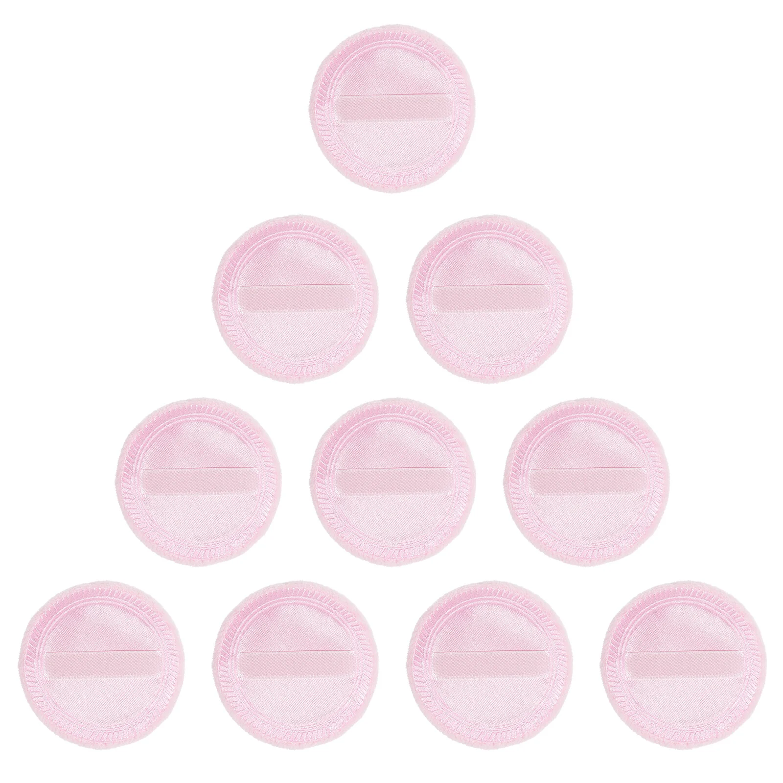 

Makeup Puffs Puff Face Cotton Applicator Round Pads Ribbon Sponge Soft