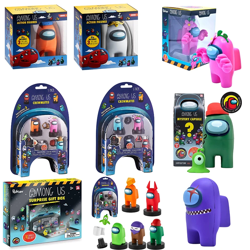 Фигурки героев игры «Загадочная капсула» от компании YuMe Crewmate, оригинальные игрушки для детей