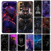 silicone phone case for huawei p30 p40 p20 p10 lite p50 pro p smart z 2019 soft back shell cover coque black panther marvel hero