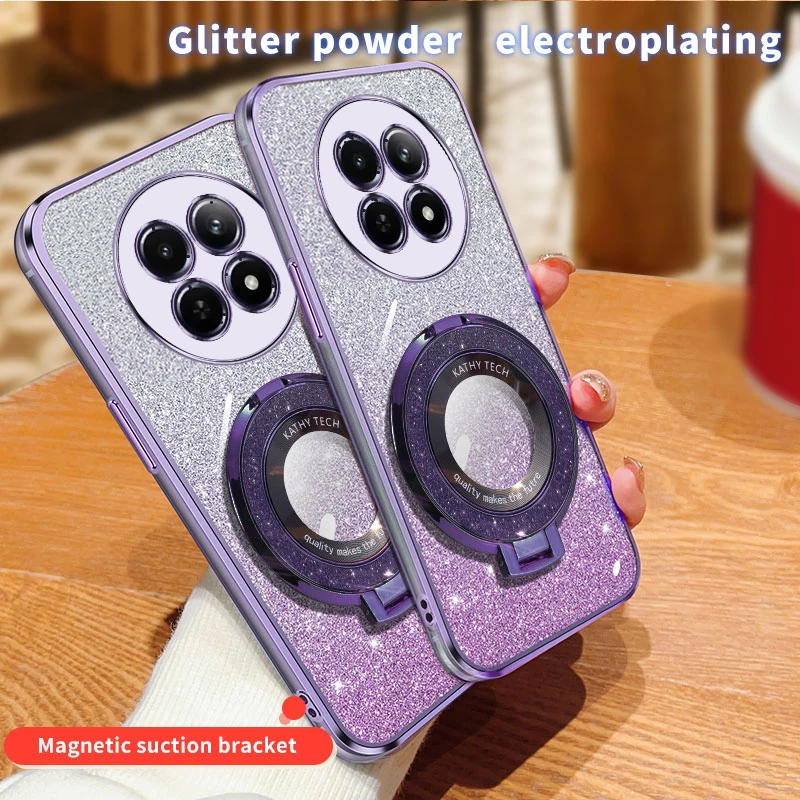 Роскошный мягкий блестящий чехол для Realme 12 12Pro Realme12Pro + Plus силиконовый креативный