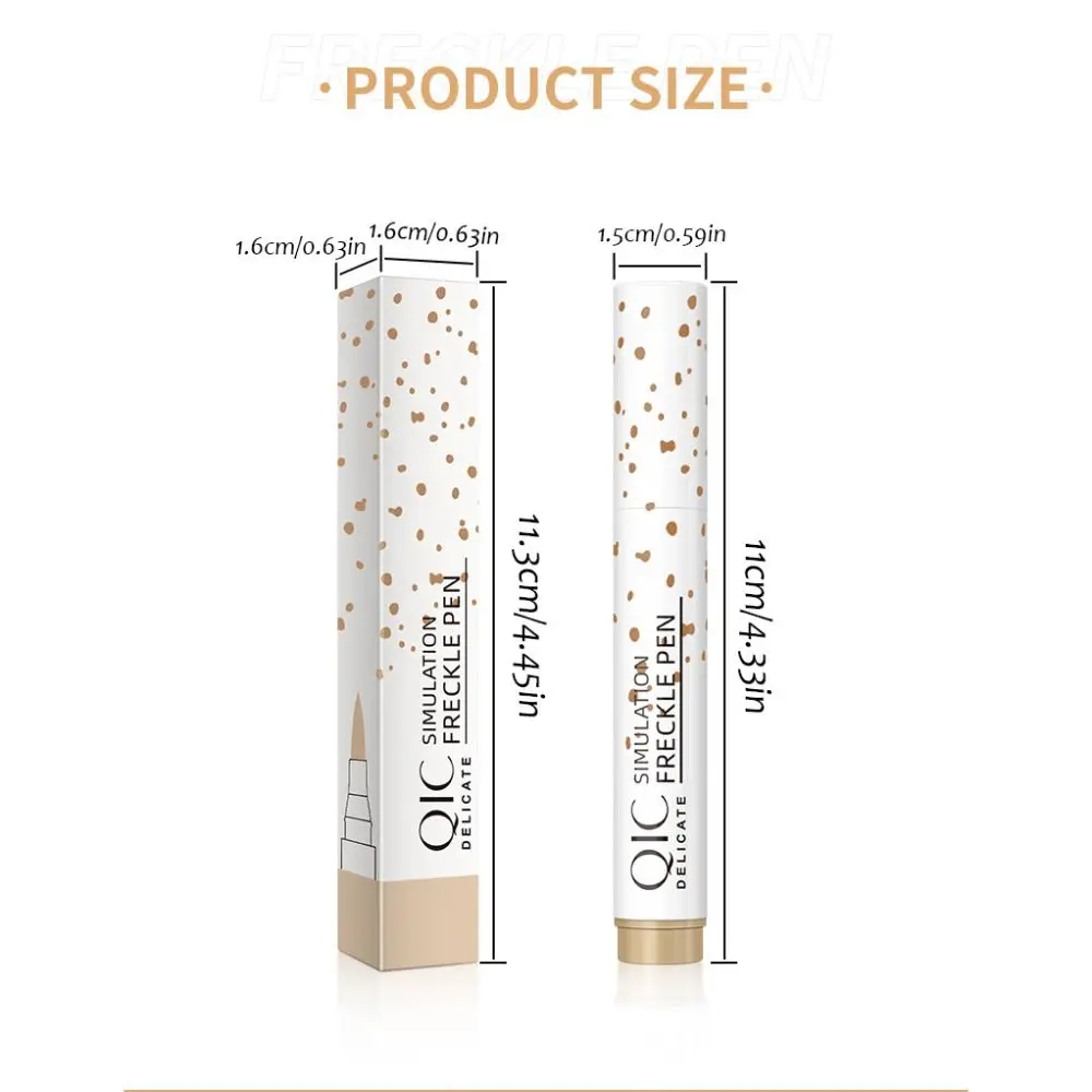 Реалистичная ручка для макияжа с искусственными веснушками натуральная