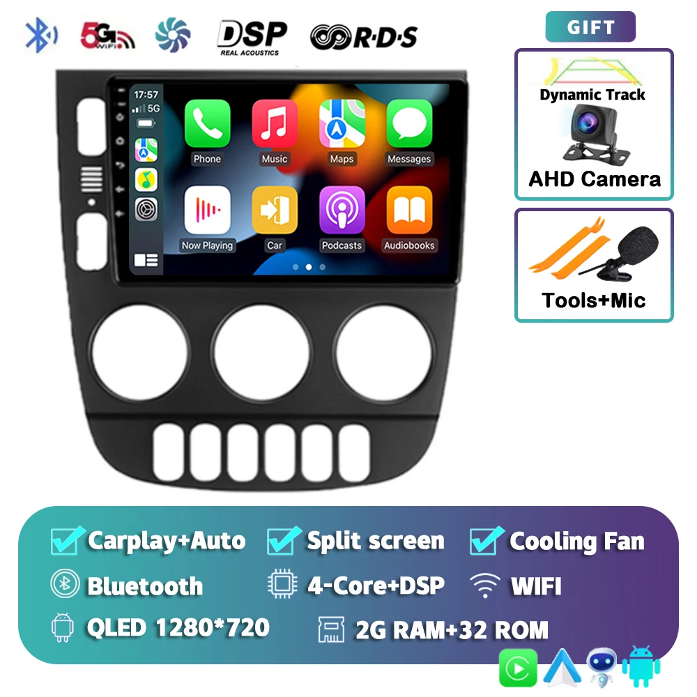 

Android 15 для Benz M-Class W163 ML320 2003-2005 2K QLED Android Автомобильный радиоприемник Мультимедийный видеоплеер GPS стерео CarPlay Головное устройство