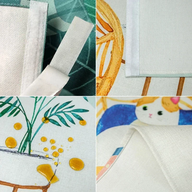 Занавеска для шкафа на заказ короткая Пылезащитная полузанавеска без перфорации