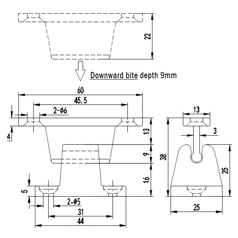 Фиксатор двери фургона нейлоновый ограничитель положения 1 комплект для