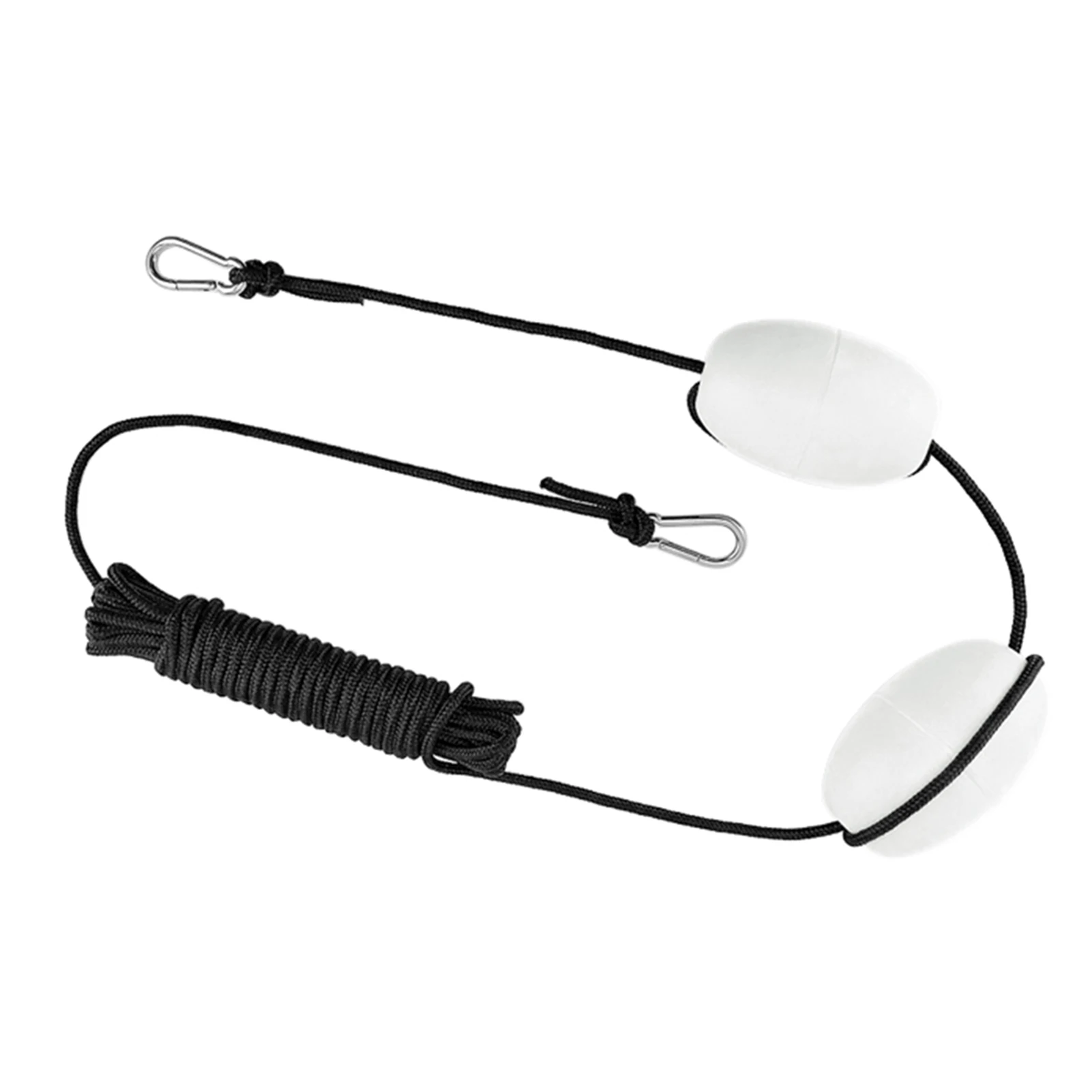 

Leash Throw Fishing Kayak Tow Rope 30 Ft Buoy Ball Dock Lines Safety Gear Float Drift Anchor Accessories Dual End Clips Marine