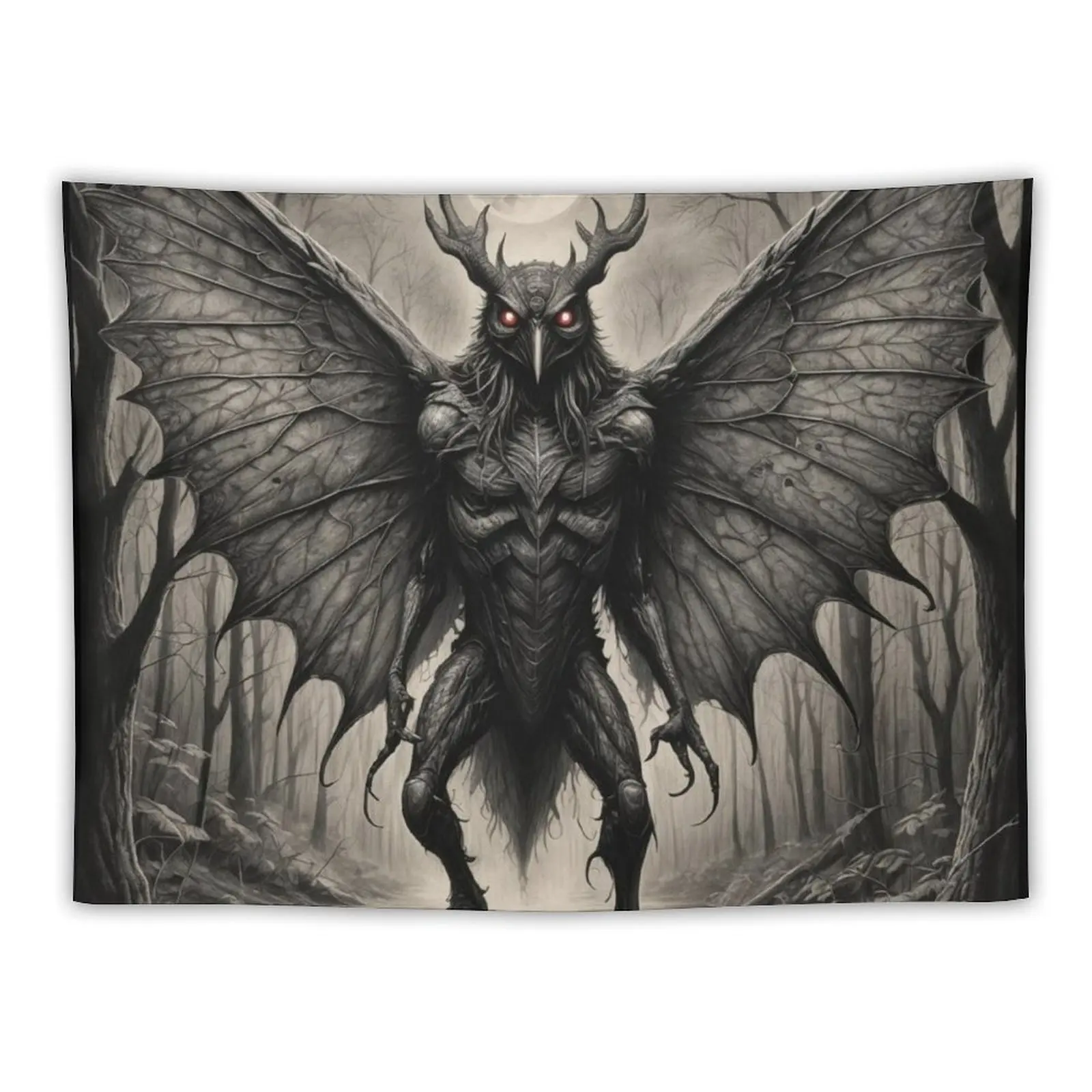 Гобелен Mothman Cryptid на стене подвесные настенные украшения для дома гобелен с