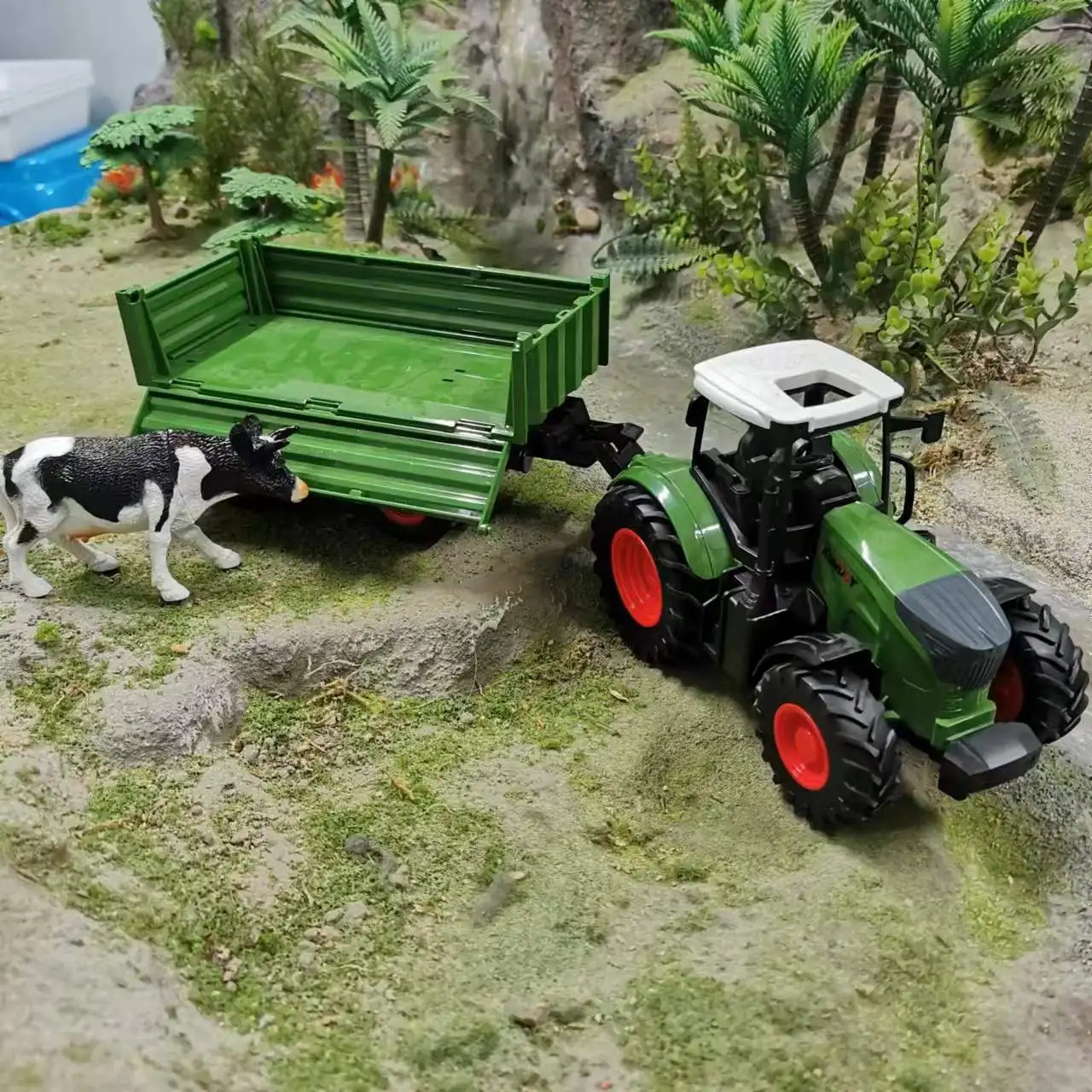 Реалистичная сельскохозяйственная фототехника для рождественского подарка на