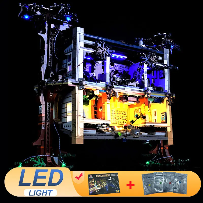 Фото Комплект светодиодных фонарей для LEGO 75810, «Очень странные дела», «Довернутые идеи», подарок «сделай сам» (не включает наборы строительных блоков, кирпичей, модельные наборы) №1