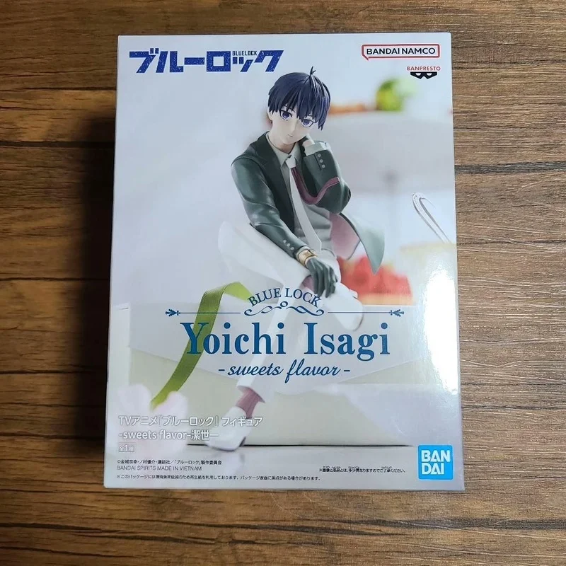 Фото Подлинная модель BANPRESTO Blue Lock 13 см Rin Itoshi Sweets Flavor Фигурка Аниме Фигурка Коллекции Игрушки Подарки №4