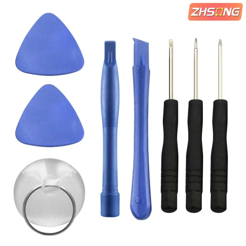 

ZHSONG Universal Mobile Phone Repair Tool Set Mobile Touch Screen LCD Display Battery Back Cover Tools Kits Screwdriver Set 8PCS