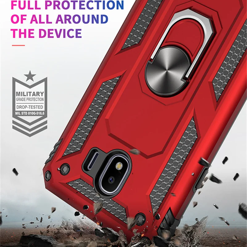 

For Samsung J4 2018 Case Armor Shockproof Case For Samsung Galaxy J4 2018 J4 Plus J400F/DS SM-J415F J415FN Silicone Bumper Cover