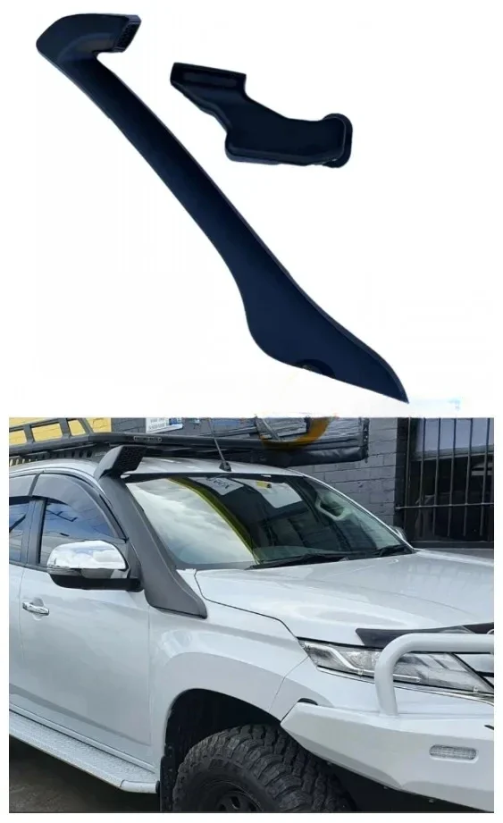 DUKE 4WD 4X4 КОМПЛЕКТ ОФРАДУСНОГО SNORKEL ПОДХОДИТ ДЛЯ MITSUBISHI TRITON L200 2019 2020 ABS МАТОВЫЙ ЧЕРНЫЙ