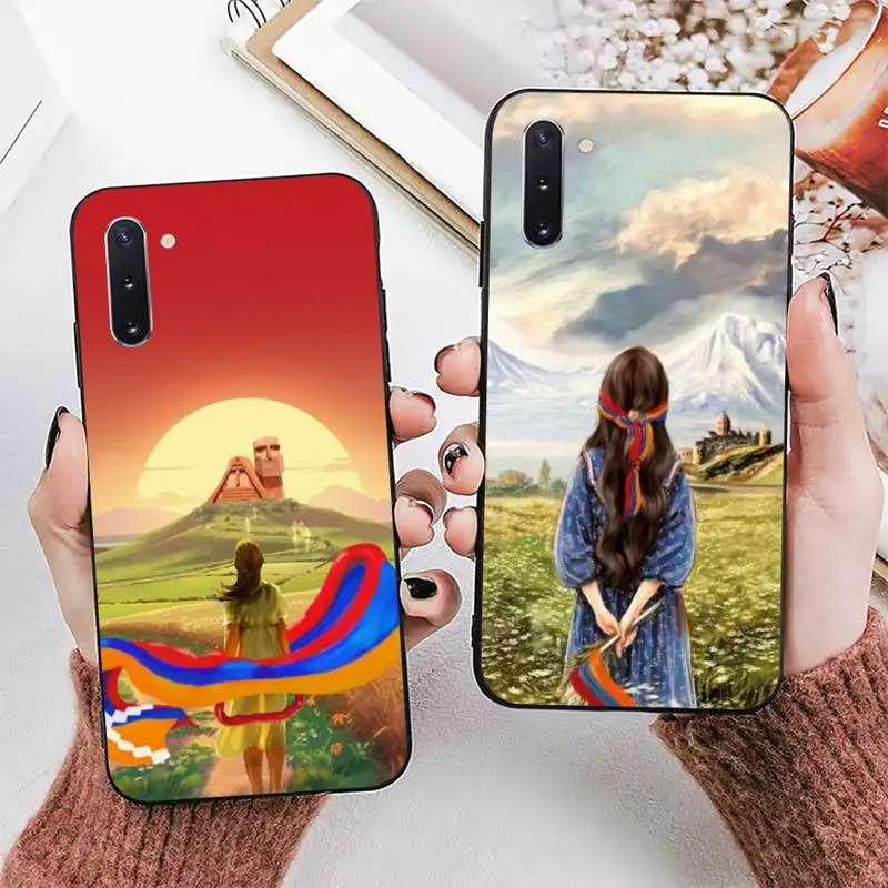 

Armenia Armenians Flag Phone Case for Samsung Note 5 7 8 9 10 20 pro plus lite ultra A21 12 72