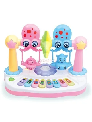

Fun Ocean Cartoon Children's Educational Music Piano Toy Multifunctional Electric Light Early Education Electronic Piano
