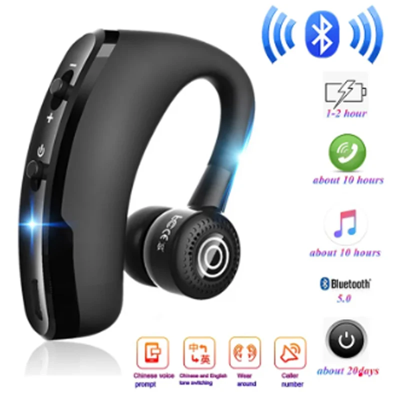 

Bluetooth Earhook Earphone Sports Headsets Headphone Wireless Earbuds Noise Reduction Microphone for Xiaomi mi 9 8 5x 6x a1 a2