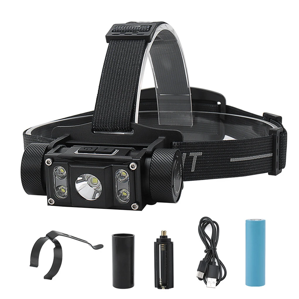 

Headlamp Portable Brightness Headlight Adjustable Headband Head Light Outdoor Camping Night Lamp Repairing Fishing