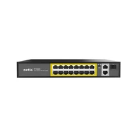 hot sale high quality 162 port switch 16 fe poe2ge uplink poe switch p116gh