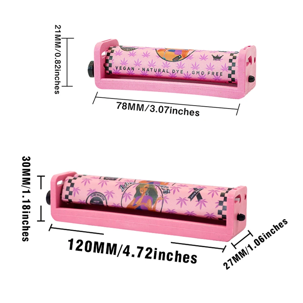78/110 мм симпатичная розовая роликовая машина пластиковая портативная машинка для