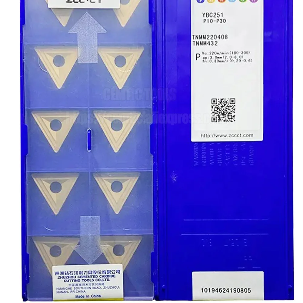 

ZCC поворотные разделительные вставки TNMM220408 YBC251