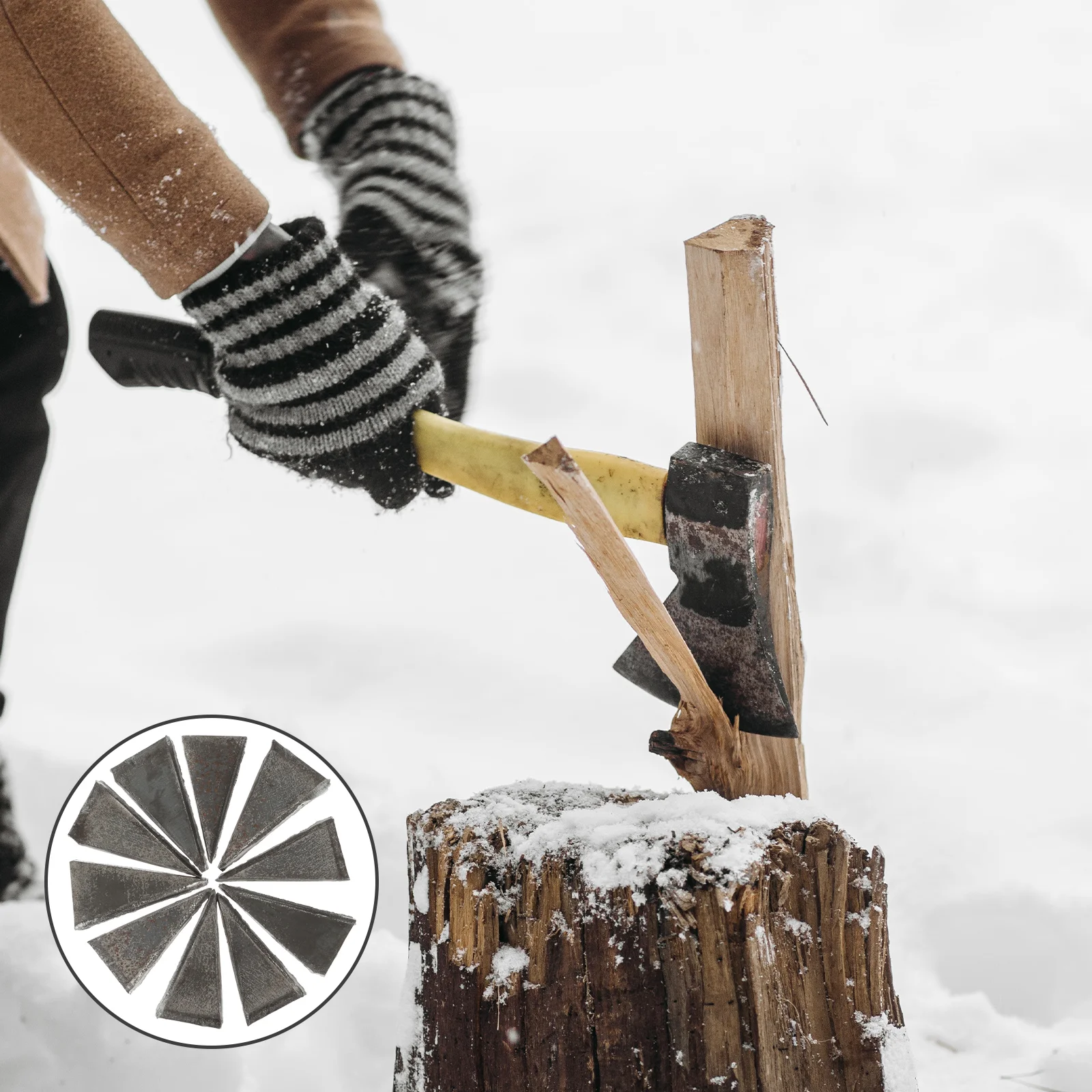 20 шт. прокладка треугольная клиновая ручка клинья из высокоуглеродистой стали