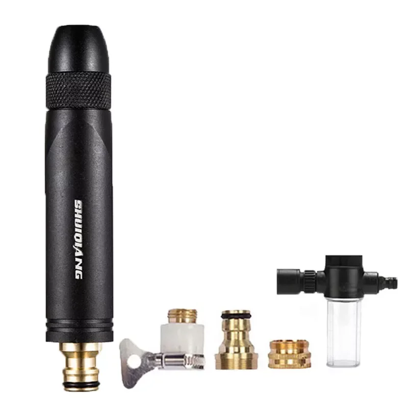 

Adjustable Metal Garden Spray Gun High Pressure Car Wash Strong Water Gun Sprinkler Hose Nozzle Lawn Watering Tool Watergun
