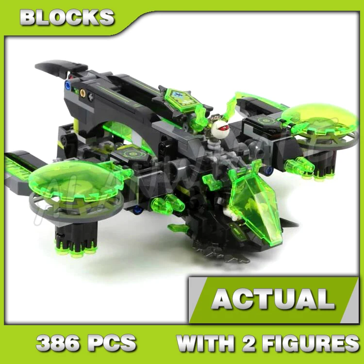 

386pcs Knights Berserker Bomber Movable Wings Detachable Winged Eye 10816 Building Blocks Set Compatible with Model