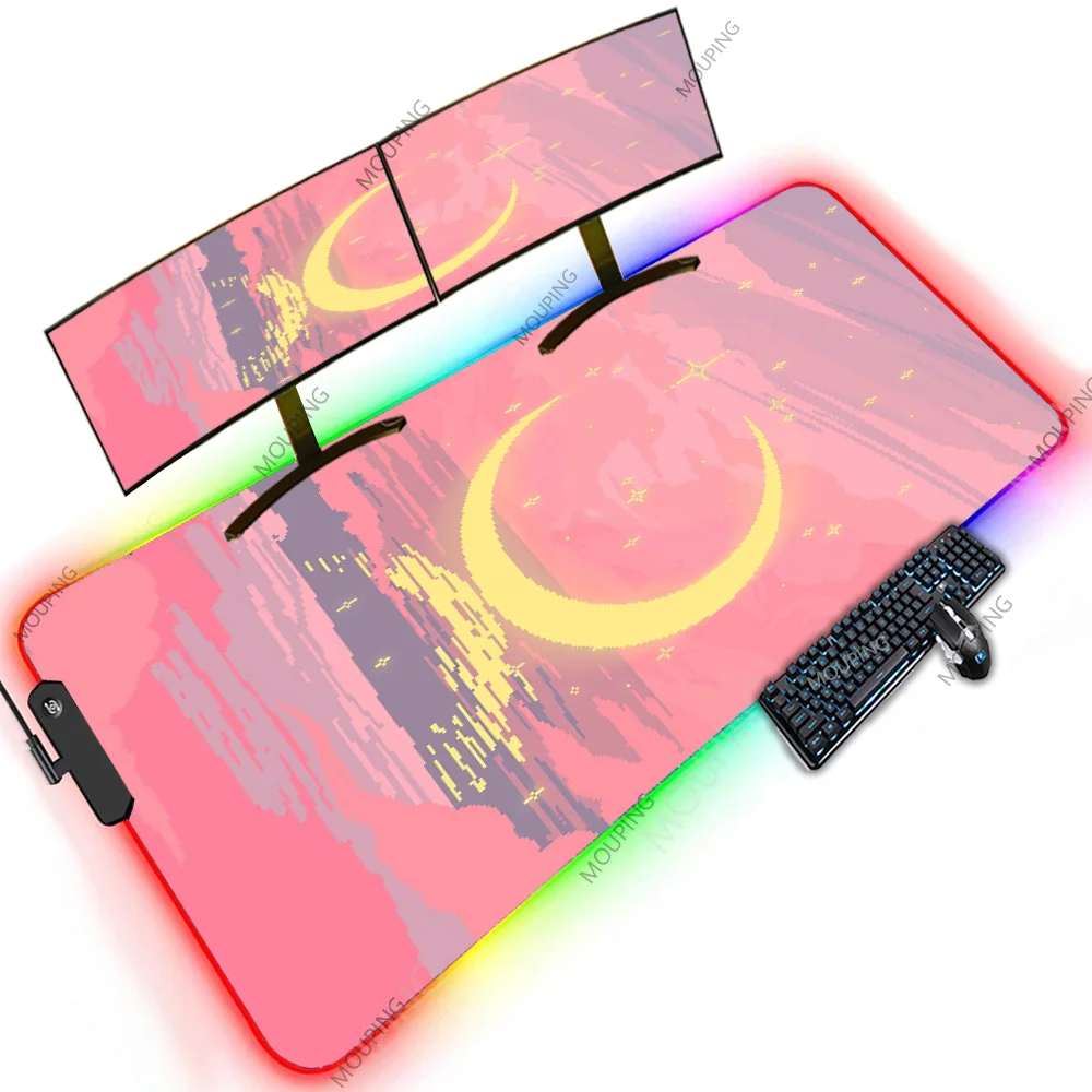 

Коврик для клавиатуры в пиксельном стиле с индивидуальной настройкой, коврик для мышки с аниме клавиатуры, накладки для клавиш, войлочные к...