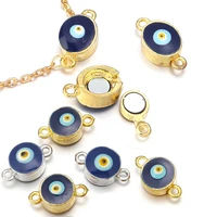 4 setslot alloy evil eye magnetic clasps for jewelry making magnet end clasp couple bracelet necklace diy connector wholesale