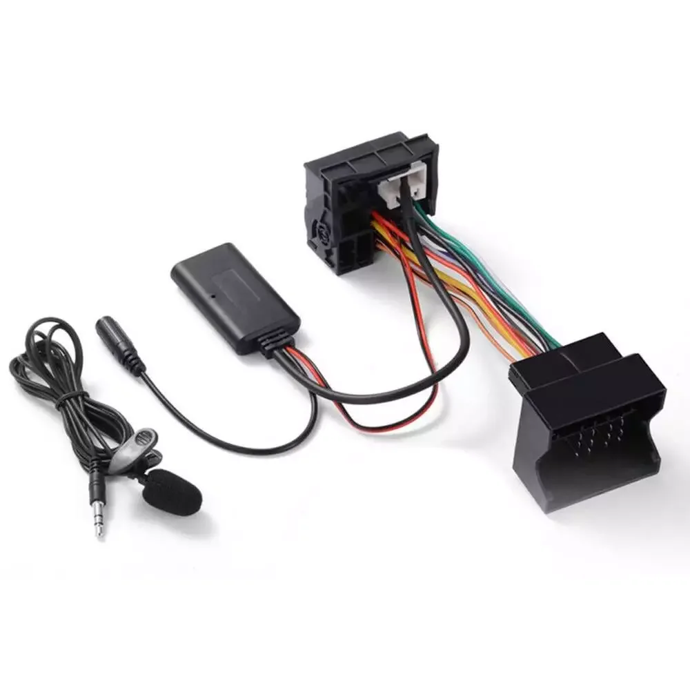 

Car Bluetooth 5.0 Audio Music Adapter Module AUX IN Cable MIC Microphone Handsfree For BMW E64 E60 E66 E80 E81 E82 E90 MA2266