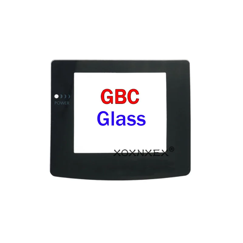 XOXNXEX 1pcs Glass Lens for GB/GBA/GBC/GBA SP Screen Gameboy Color Protector W/ Adhensiveparts