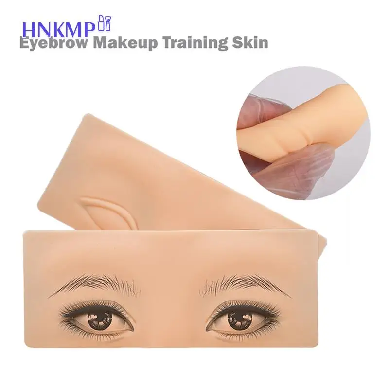 

3D Silicone Eyebrow Makeup Training Skin Tattoo Practice Eye Skin For Makeup Beauty Academy Training Tattoo Supplies