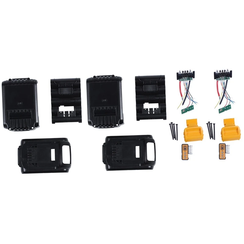 Top Deals DCB200 Li-Ion Battery Plastic Box Case PCB Charging Protection Circuit Board For Dewalt 18V 20V 3.0Ah 6Ah Tool 2Pcs