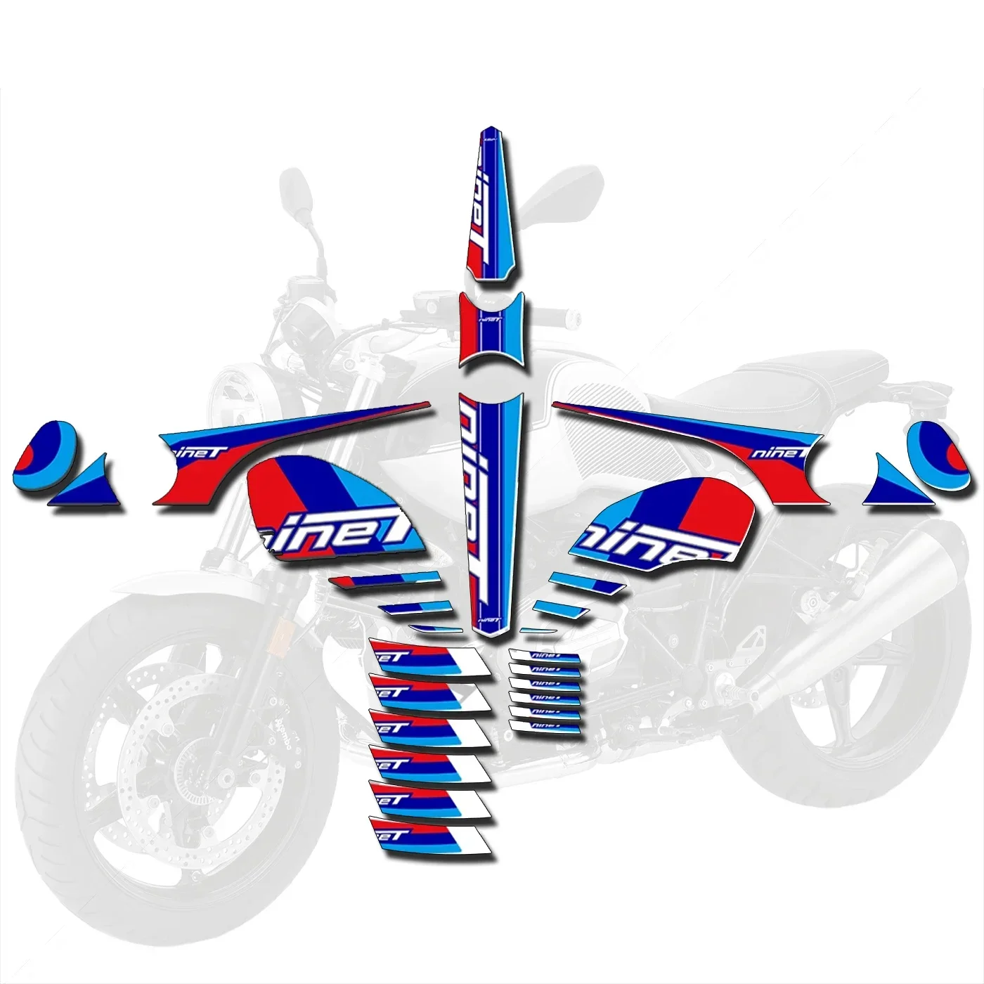 2016-2022 мотоциклетные наклейки защита для газа мазута наколенник боковые ручки BMW R