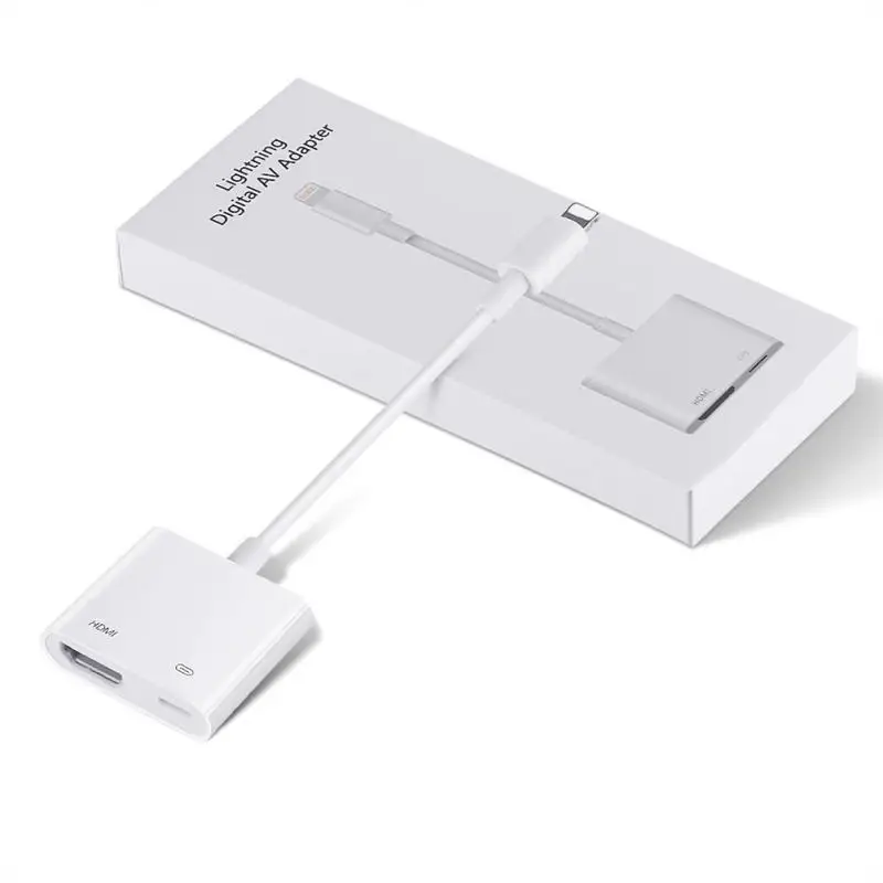 Разветвитель-конвертер с Lightning на HDMI 2 порта 1080P |