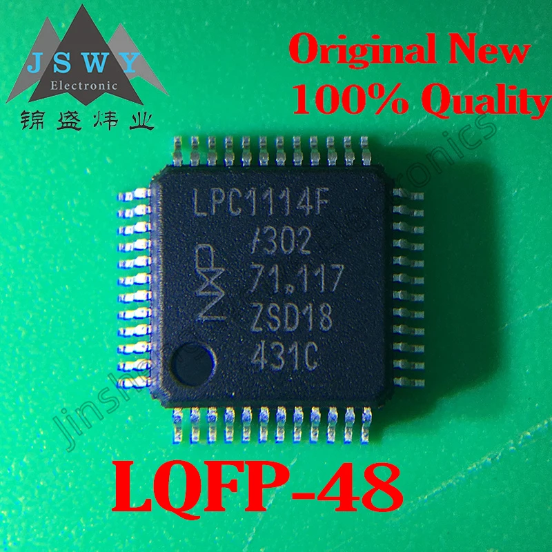 

5PCS LPC1114F LPC1114FBD48/302 QFP48 Microcontroller Chip 100% Brand New Original Free Shipping