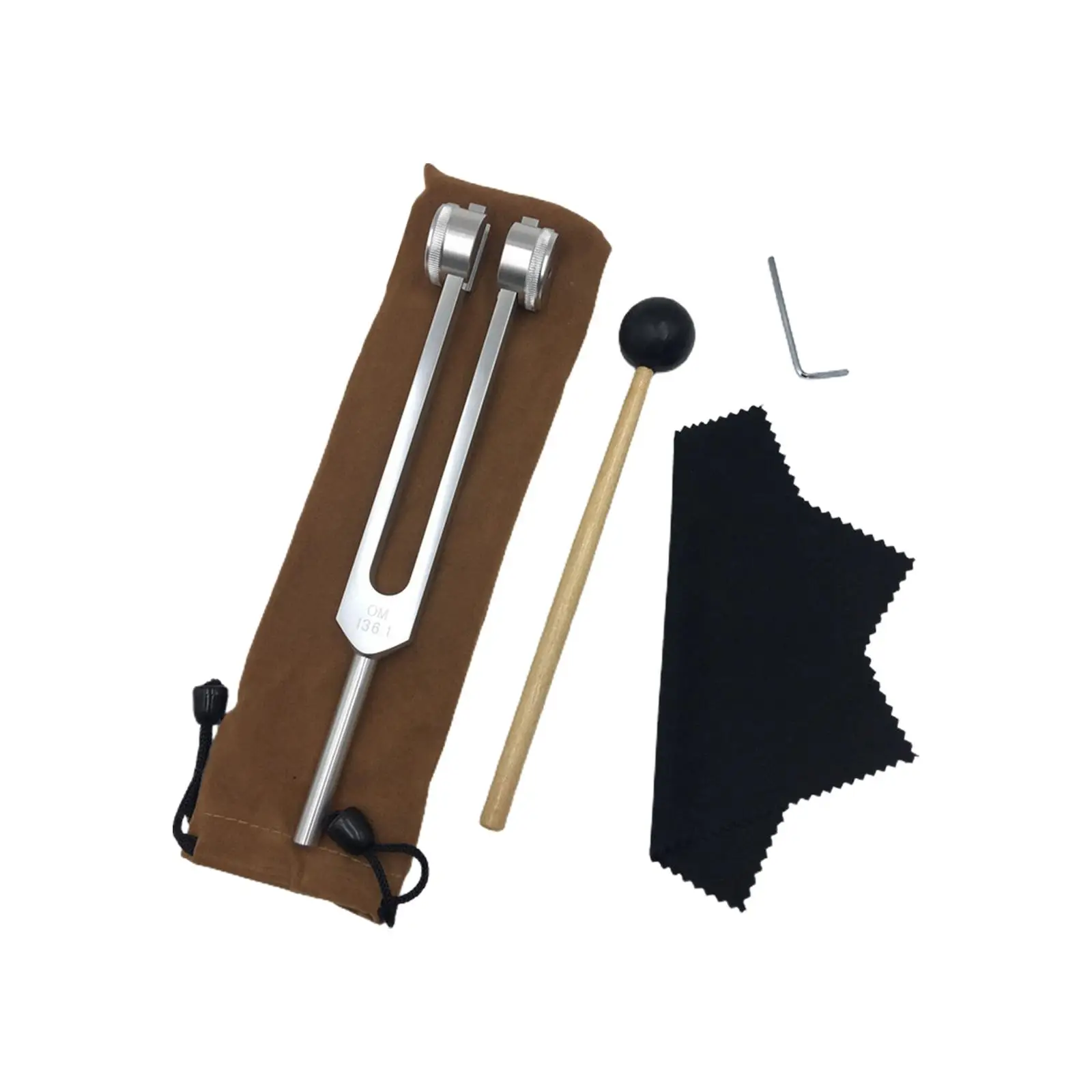 

Professional OM 136.1 Tuning Fork Percussion Tool with Storage Bag for Sound Vibration Tools