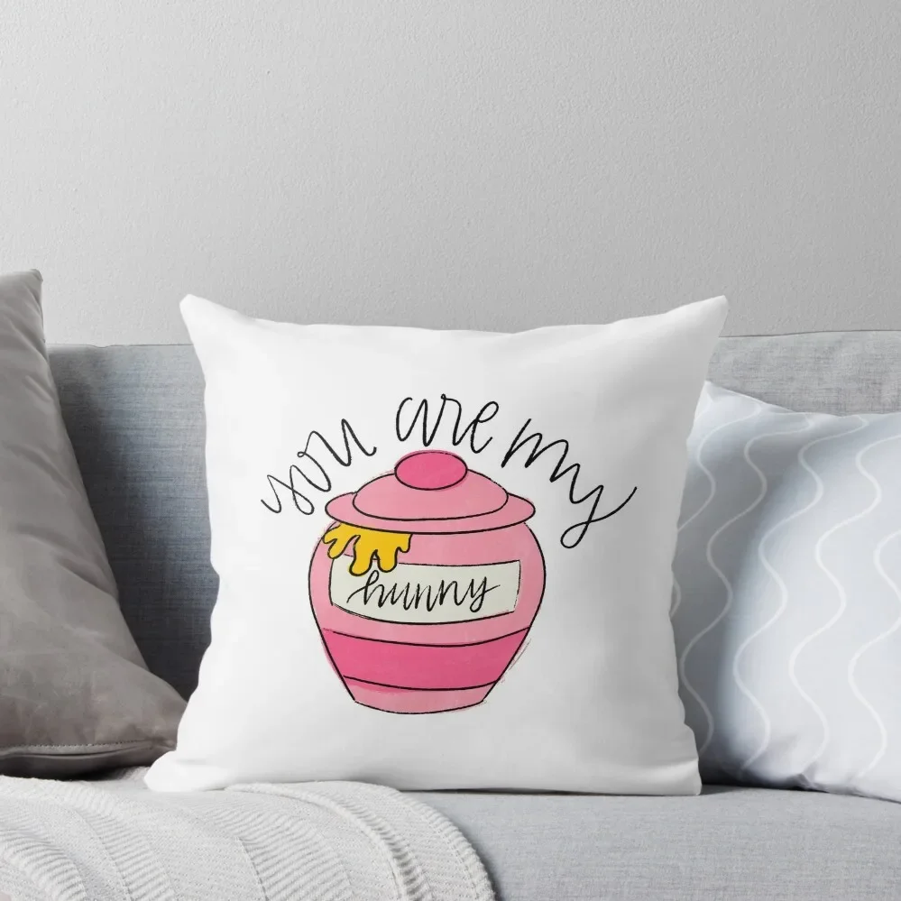 Декоративная подушка You Are My Hunny для гостиной мраморный чехол подушки