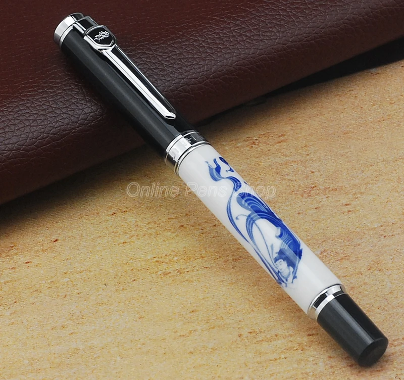 Jinhao древняя металлическая керамическая роликовая шариковая ручка JR143