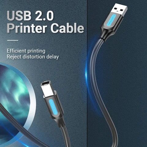 Кабель принтера Vention USB 3.0  A «папа» — «папа» B