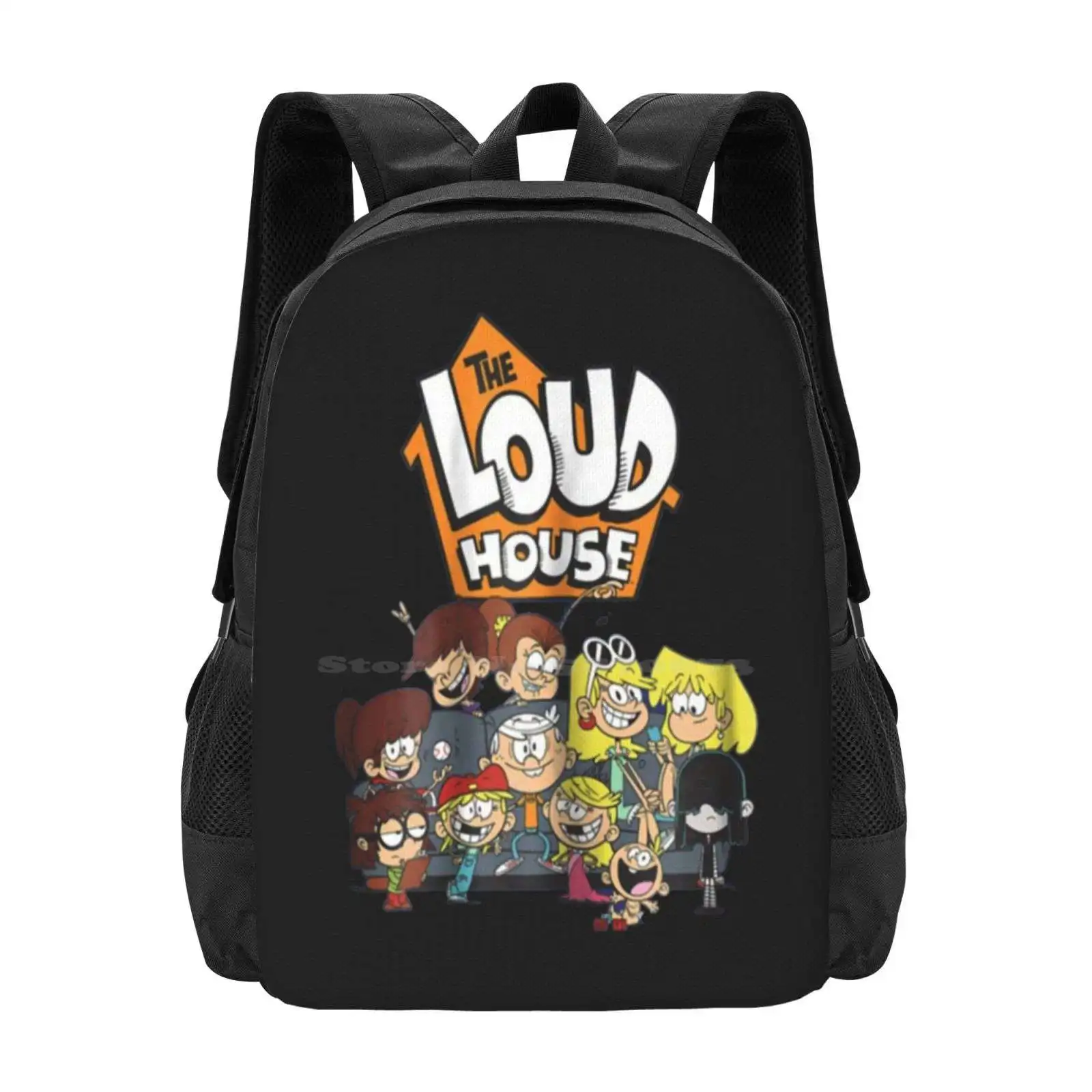 Character Hot Sale Backpack Fashion Bags Nicktoons Leni Lincoln Lana Lily Lisa Lola Loud Sisters Luan Lucy Luna Lynn Cute Girls