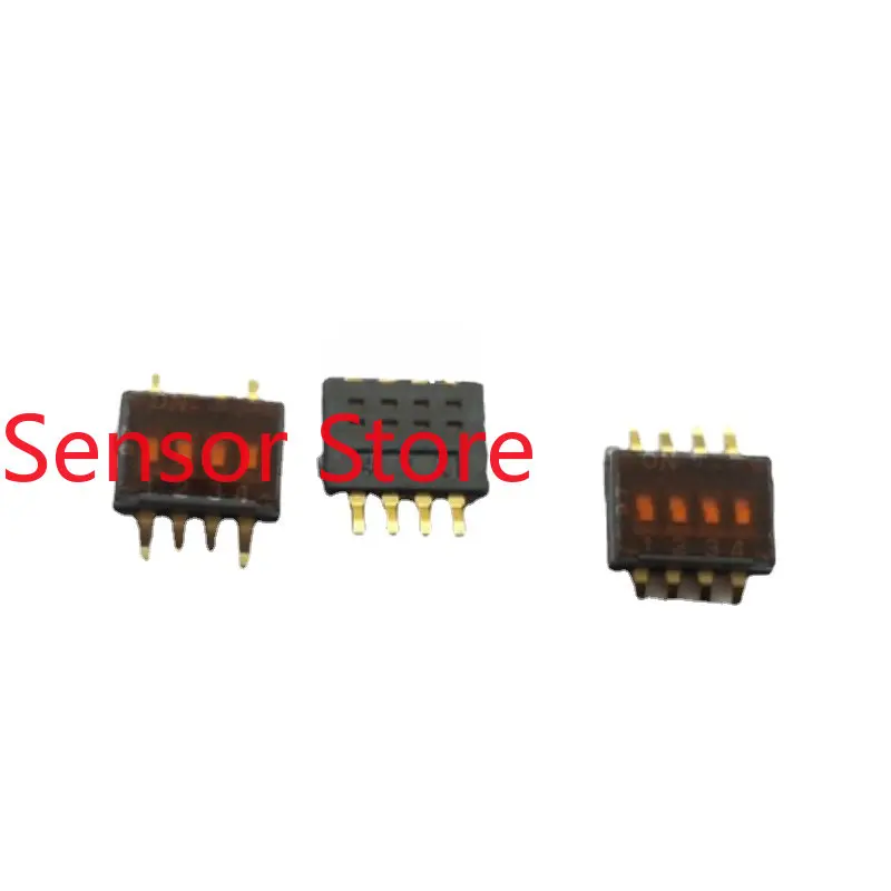 

10PCS DIP Switch 1.27 Pitch 4-Position Digital SMD Keyboard DHN-04F-T-V