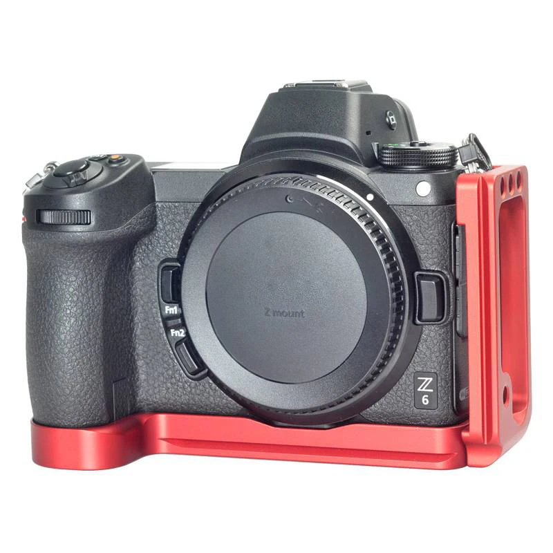 

CNC Metal Quick Release Plate L-Plate Bracket 1/4 Screw Mount for Nikon Z5 Z6 Z6II (Z6 II) Z7 Z7II (Z7 II) Camera Accessories