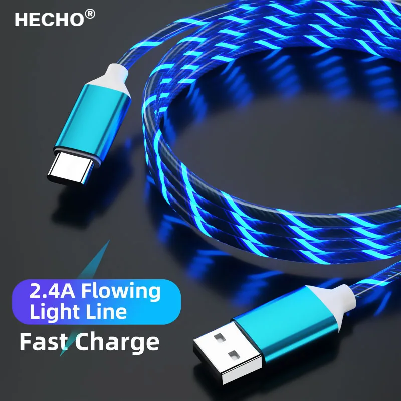 

2.4A Cylindrical Streamer Type C Cable Fast Charging For Huawei P40 P30 P20 For iPhone 13 12 11 For Xiaomi For Samsung S21 S20
