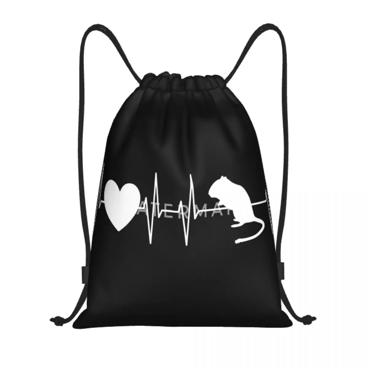 

Сумка на шнурке с изображением пульса и мыши