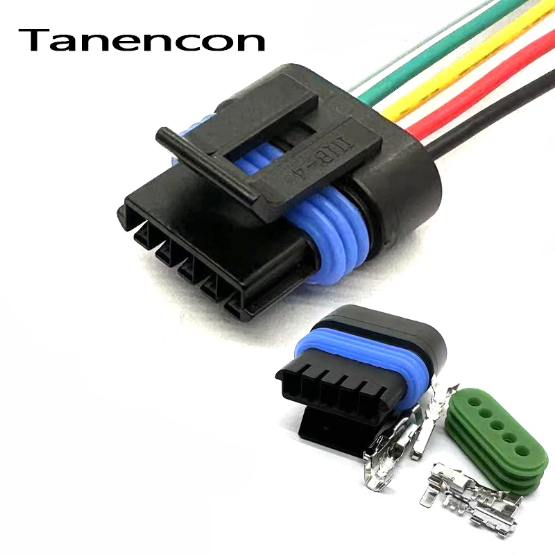 

1 компл. Delphi 5 Pin GM LS2 автомобильный водонепроницаемый разъем 1,5 мм катушка зажигания высокой мощности встроенный воспламенитель штепсельная вилка 12162825