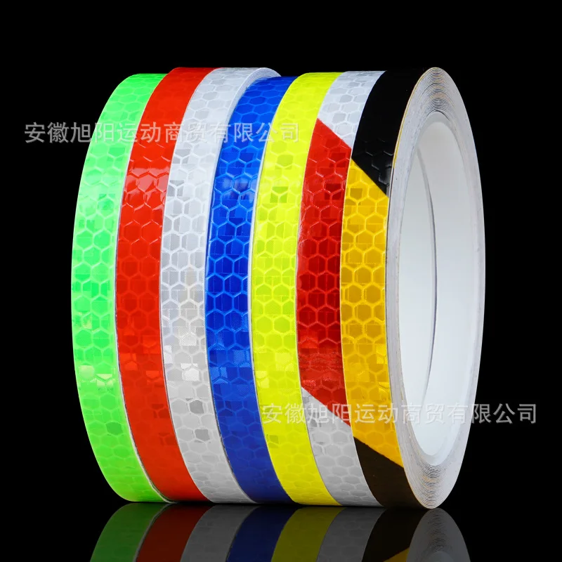 

Cyrusher Bicycle E-Bike Motorcycle Stickers Night Reflective Stickers Strip Warning Stickers Eye-Catching Multi-Color