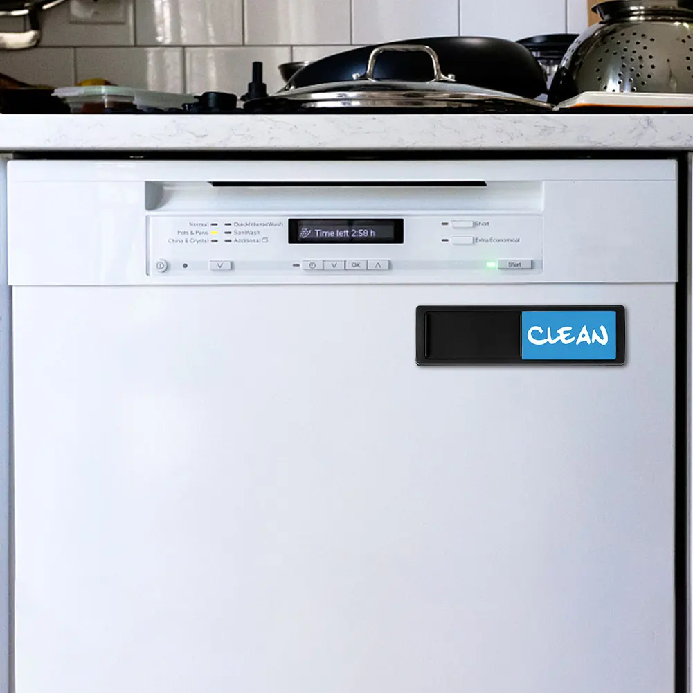 Магнитный Индикатор Чистки Посудомоечной Машины С Большим Принтом