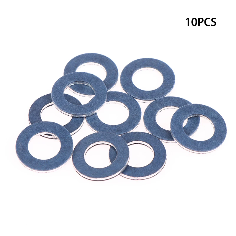 

10 Pcs For Engine Oil Drain Plug Seal Washer Oil Pan Gasket Ring Auto Parts Car Accessories 90430-12031