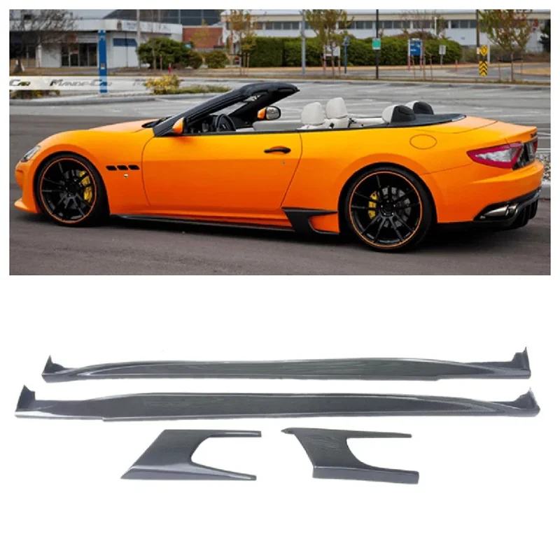 

Высококачественный бампер из углеродного волокна для Maserati GT GTS 2007-2015, комплект боковой юбки, защитный чехол